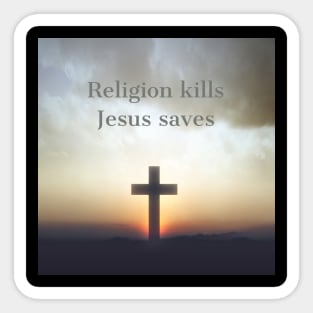 Jesus Saves Sticker